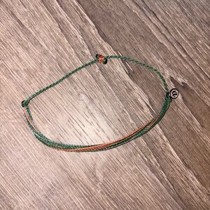 Green and Coral Pura Vida Bracelet
